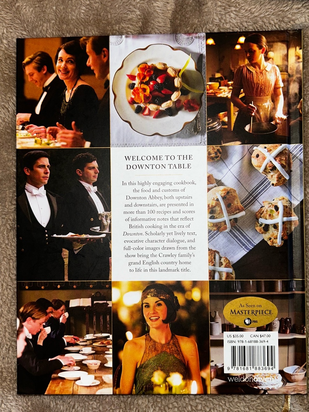 Downton Abbey Cookbook by Annie Gray - beautiful and fun for fans! - Picture 2 of 7